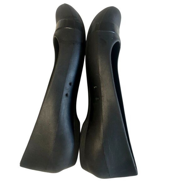 Crocs Gianna Black Ballet Flats Slip On Comfort Cap Toe Womens Size 8 - Picture 8 of 11